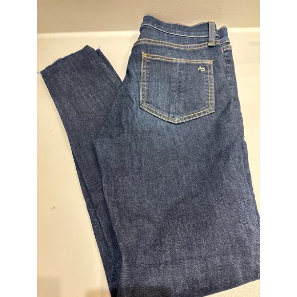 RAG & BONE 10” Ankle Skinny in Mad River Wash High Rise Skinny Ankle Jeans 26 - Picture 8 of 8